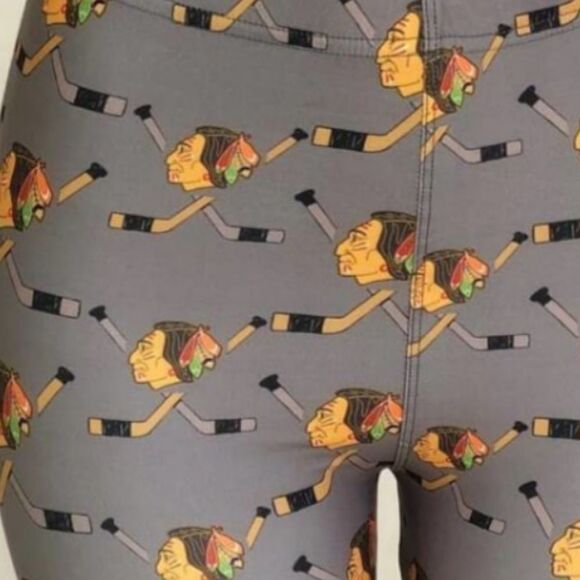 Chicago Blackhawks NHL leggings New - Picture 2 of 2